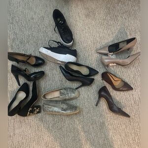 Shoes different styles size 6 heels Calvin Klein Zara puma